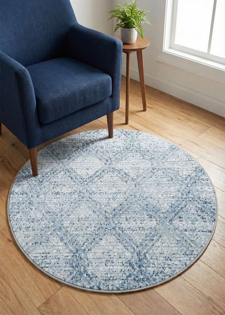 3' 3 x 3' 3 Kamala Washable Round Rug