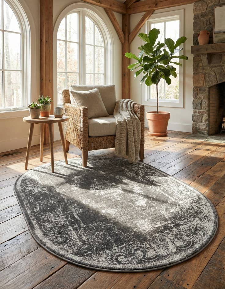 Detail image of 5' 3 x 8' Aarhus Oval Rug