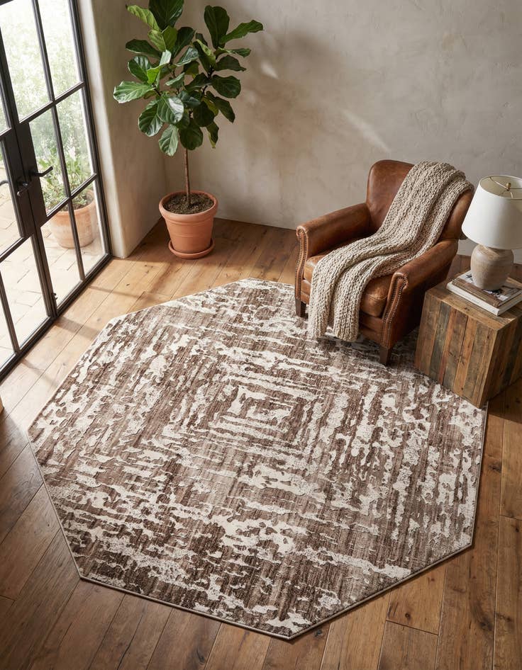 Detail image of 7' 10 x 7' 10 Hermitage Octagon Rug