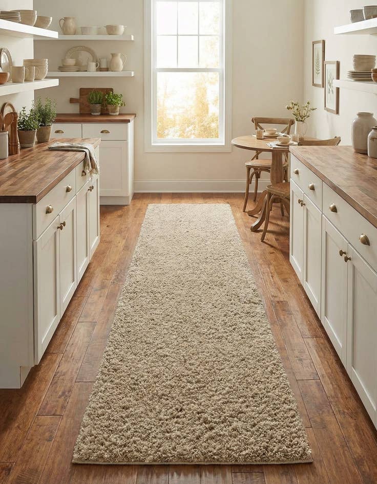 Detail image of 2' 6 x 13' Everyday Shag Runner Rug