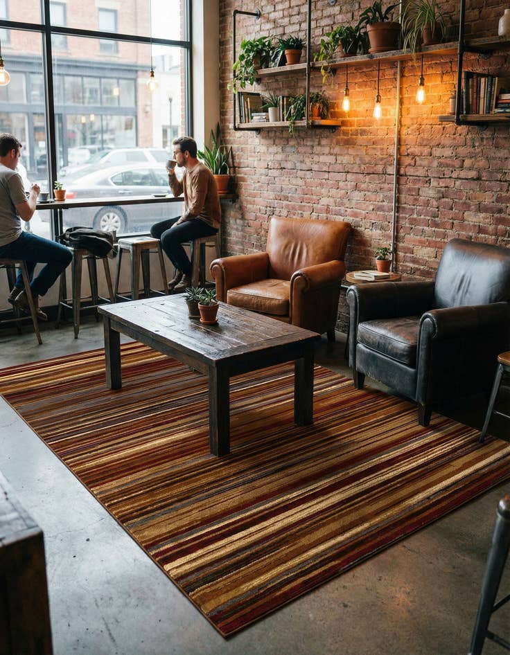 Detail image of 5' 3 x 8' Coffee Shop Rug