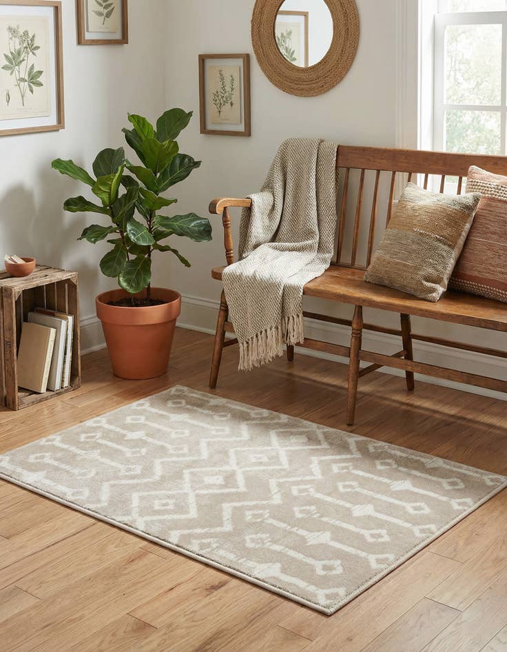 Detail image of 2' x 3' Kasbah Trellis Rug