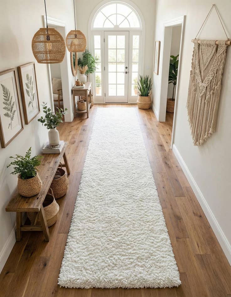 Detail image of  2' 6 x 16' 5 Everyday Shag Runner Rug