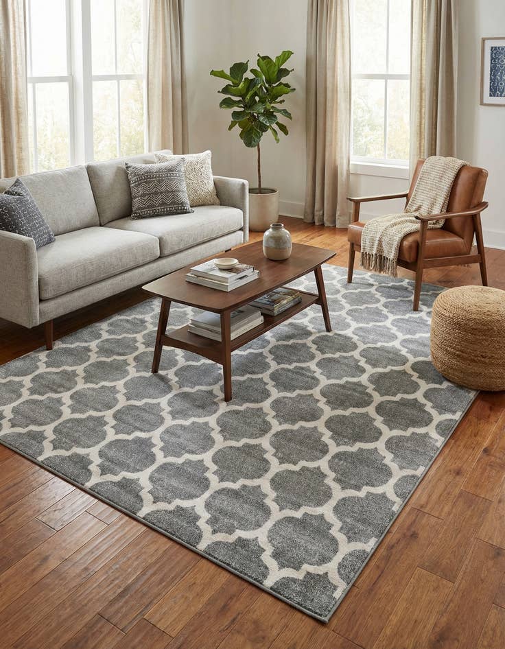 Detail image of 9' x 12' Lattice Rug