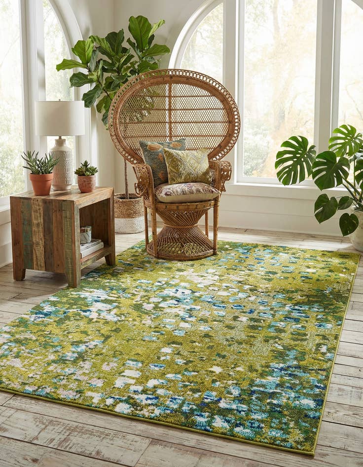 Detail image of 5' x 8' Washable Sevilla Rug