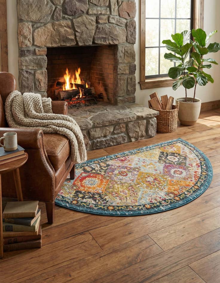Detail image of 3' x 6' Carrington Hearth Rug