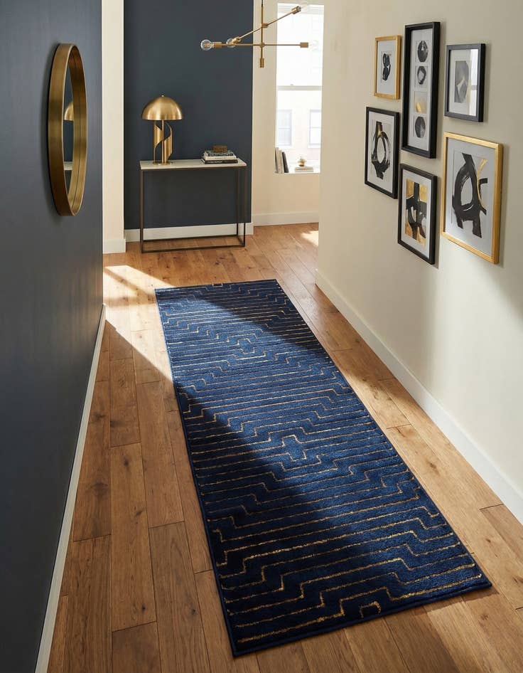 Detail image of 2' x 6' Vogue Geo Runner Rug