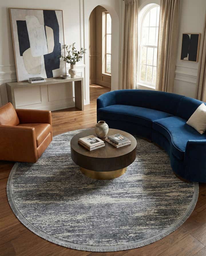 6' 7 x 6' 7 Chiasso Round Rug