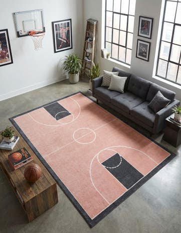 7' x 10' Sports Washable Rug