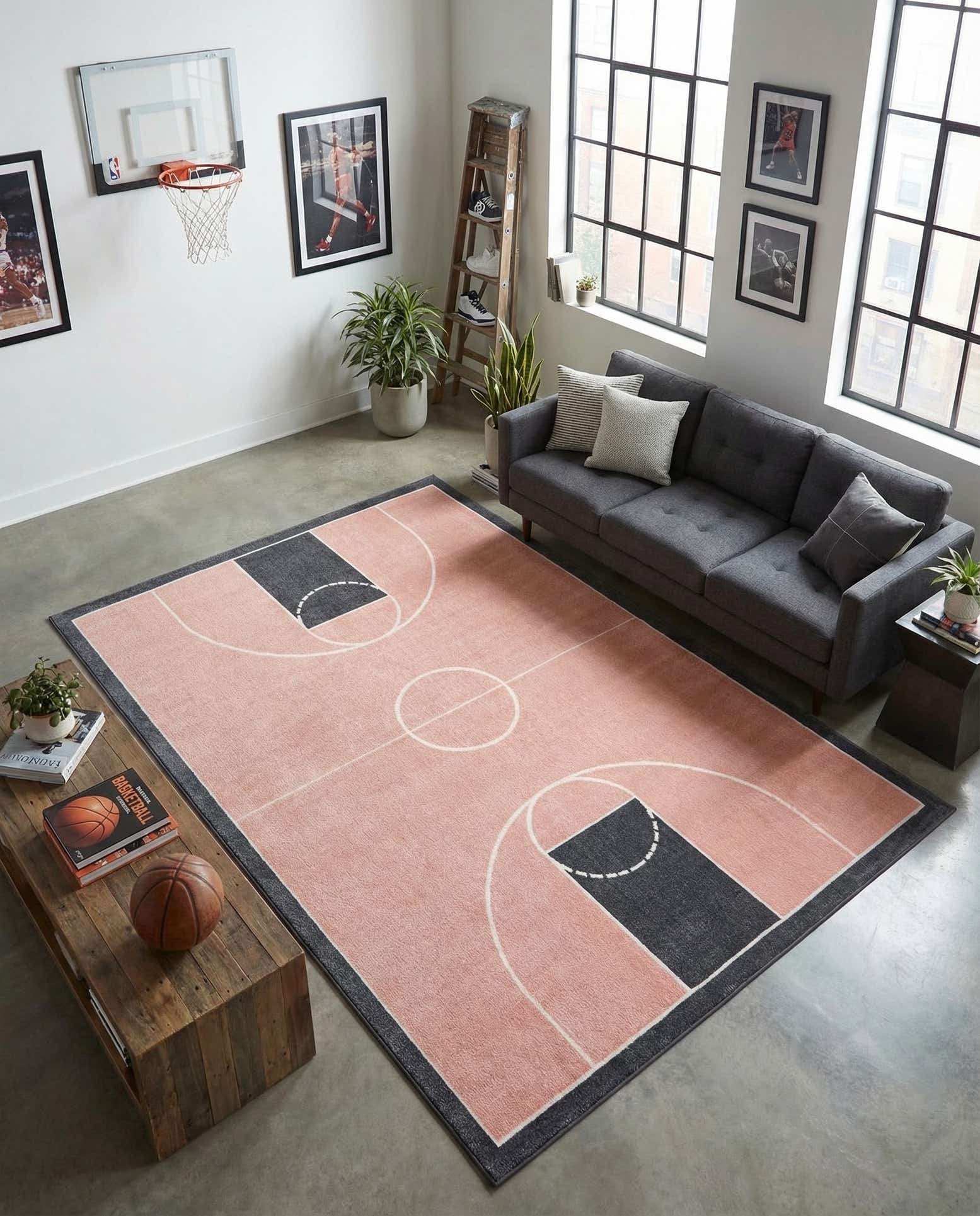 7' x 10' Sports Washable Rug