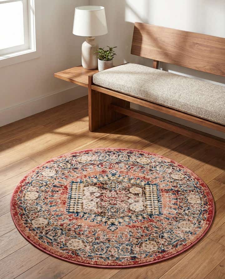 100cm x 100cm Arcadia Rund Teppich