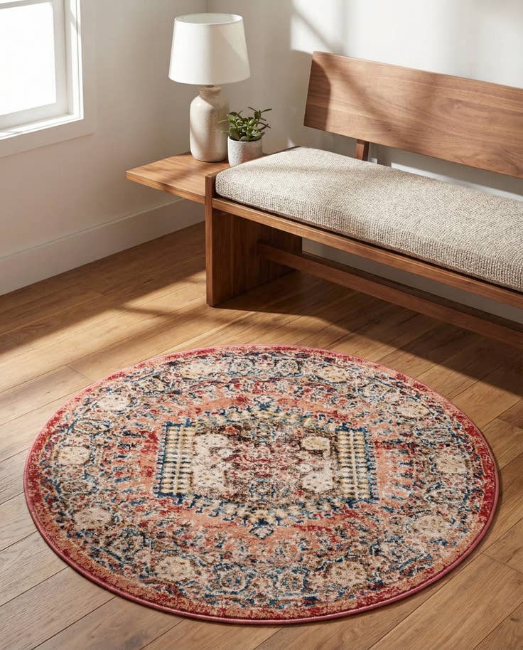 Detailansicht von 100cm x 100cm Arcadia Rund Teppich