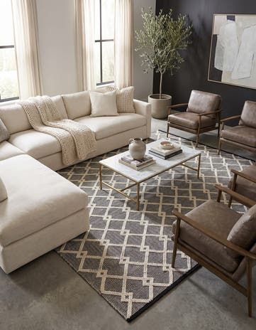 10' x 10' Hand Knotted Jill Zarin Dorset Square Rug