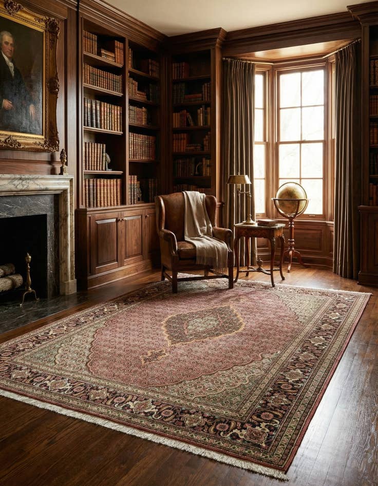 Detail image of 5' 1 x 6' 10 Tabriz Rug