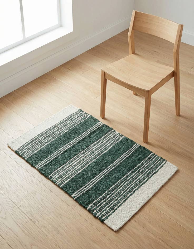 Detail image of 2' 2 x 3' 1  Hand Woven Lariat Rug