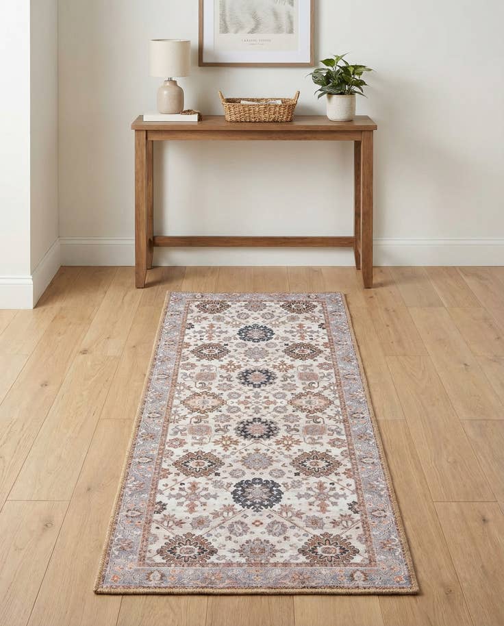Detail image of 2' x 5' 1 Washable Timeless Runner Rug