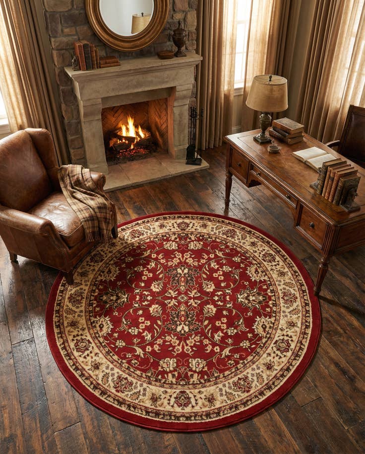 Detail image of 6' x 6' Yasmin Round Rug