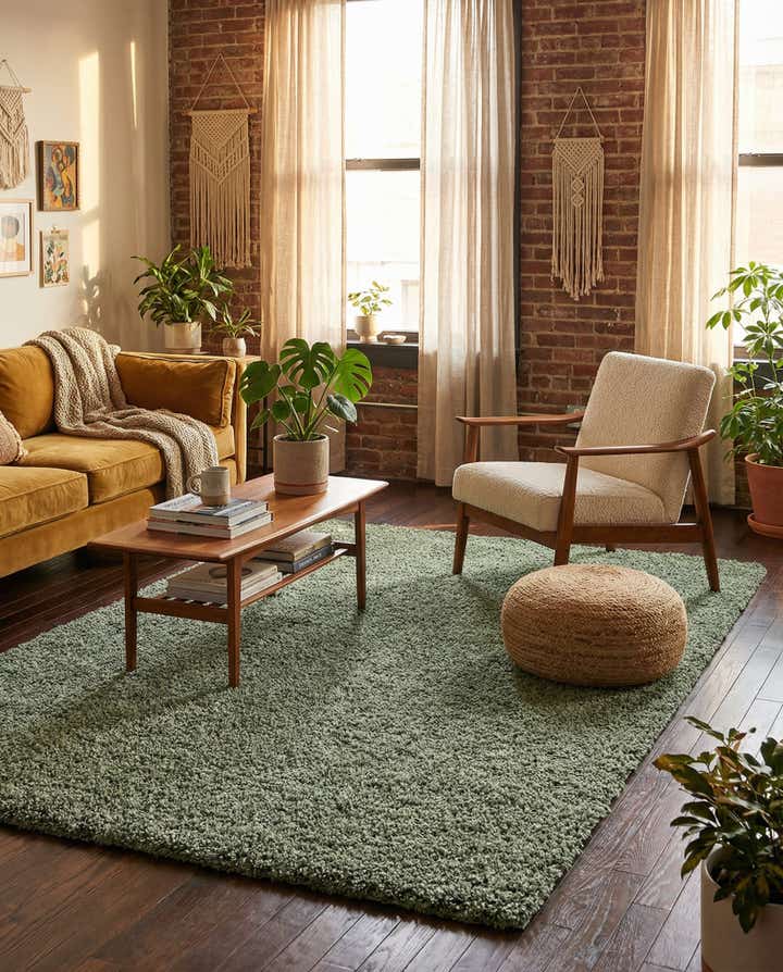 5' 3 x 8' Zermatt Shag Rug