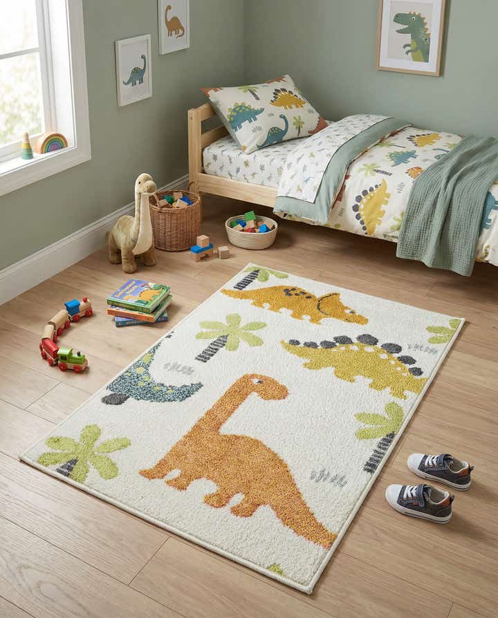 2' 2 x 3' 1 Dinosaur Whimsy Kids Rug