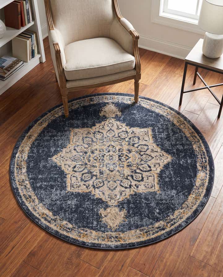 4' x 4' Arcadia Round Rug