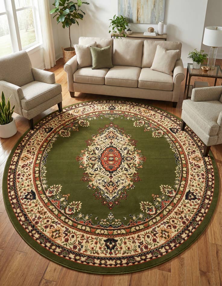 Detail image of 7' 10 x 7' 10 Amaya Round Rug