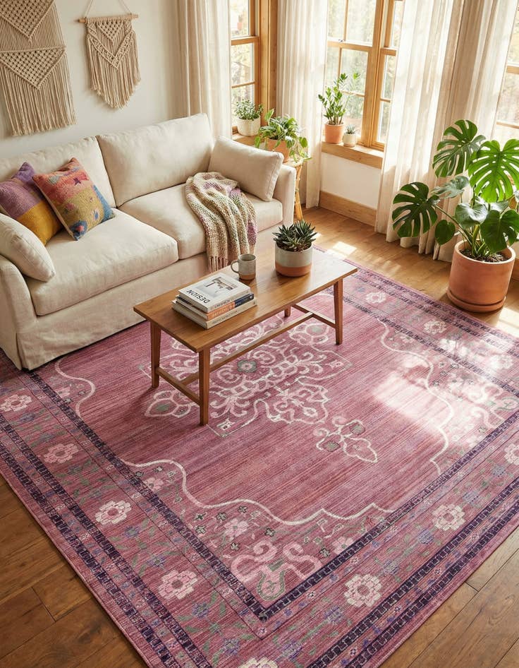 Detail image of 9' x 12' 2 Aqua Rug