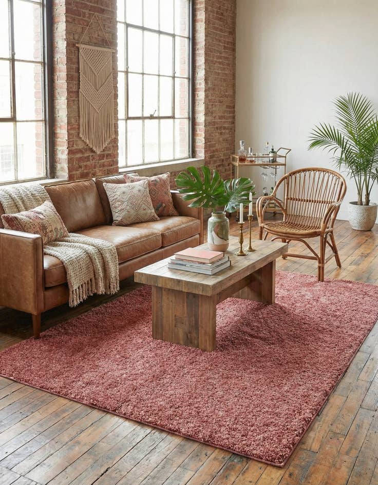 Detail image of 5' 3 x 8' Jill Zarin Shaggy Chic Rug