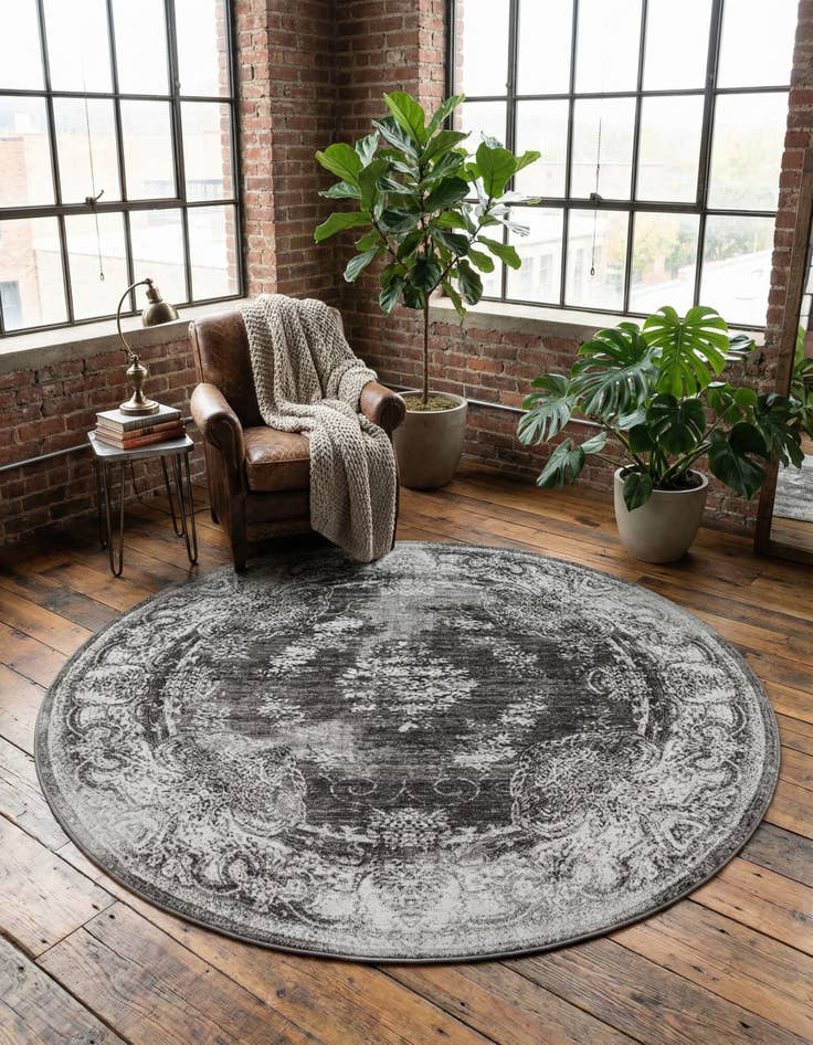 Detail image of 7' 10 x 7' 10 Aarhus Round Rug