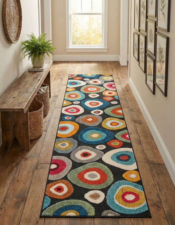 Detail image of 2' 7 x 10' Easy-Clean Casablanca Indoor / Outdoor Runner Rug