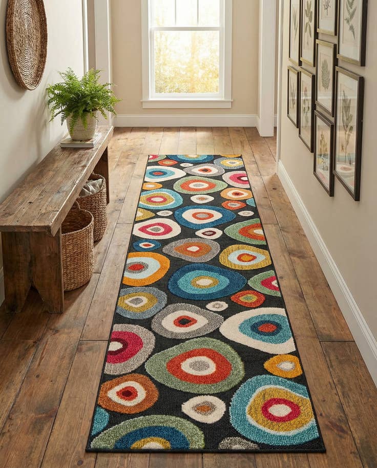 Detail image of 2' 7 x 10' Easy-Clean Casablanca Indoor / Outdoor Runner Rug