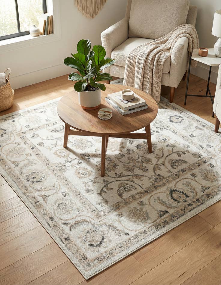 Detail image of 6' x 6' Aurelia Square Rug