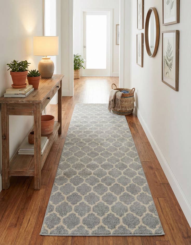 Detail image of 2' x 8' Lattice Runner Rug