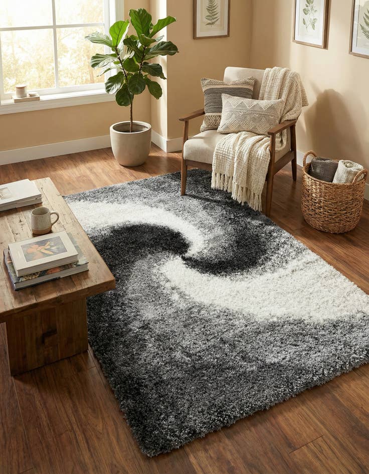 Detail image of 4' x 6' Soft Touch Shag Rug