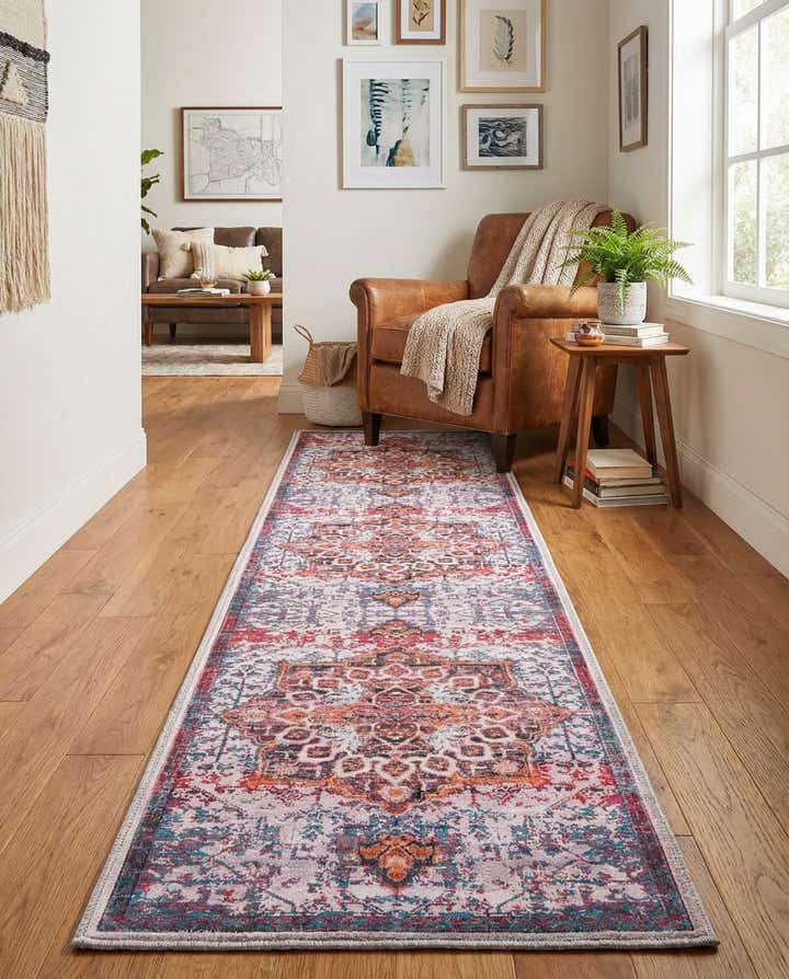 2' x 8' Washable Renaissance Runner Rug