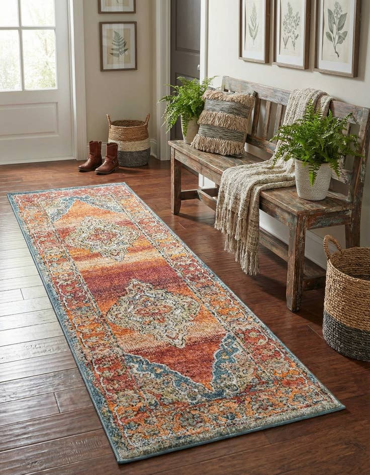 Detail image of 2' x 6' Isabella Runner Rug