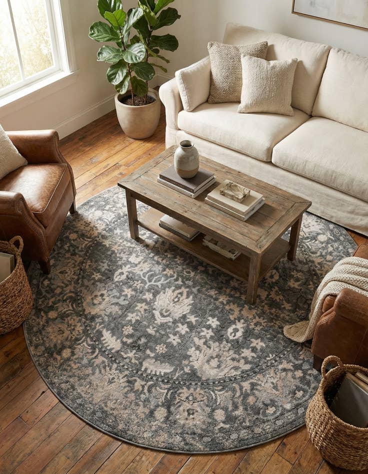 Detail image of 7' x 7' Oregon Round Rug