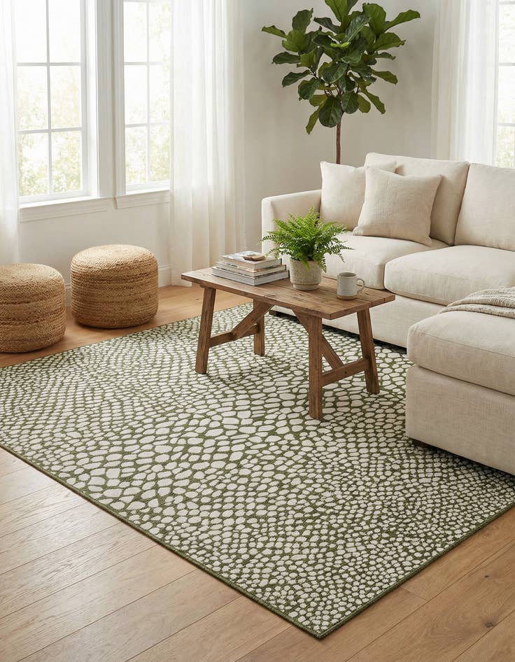 Detail image of 7' 10 x 10' Easy-Clean Jill Zarin Cape Town Indoor / Outdoor Rug