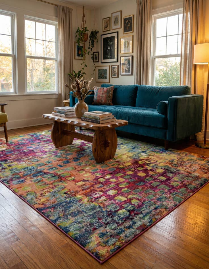 Detail image of 8' x 11' Washable Sevilla Rug