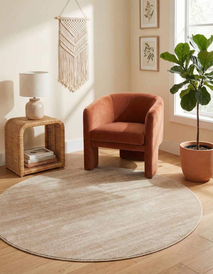 Detail image of 5' 3 x 5' 3 Uptown Madison Avenue Round Rug