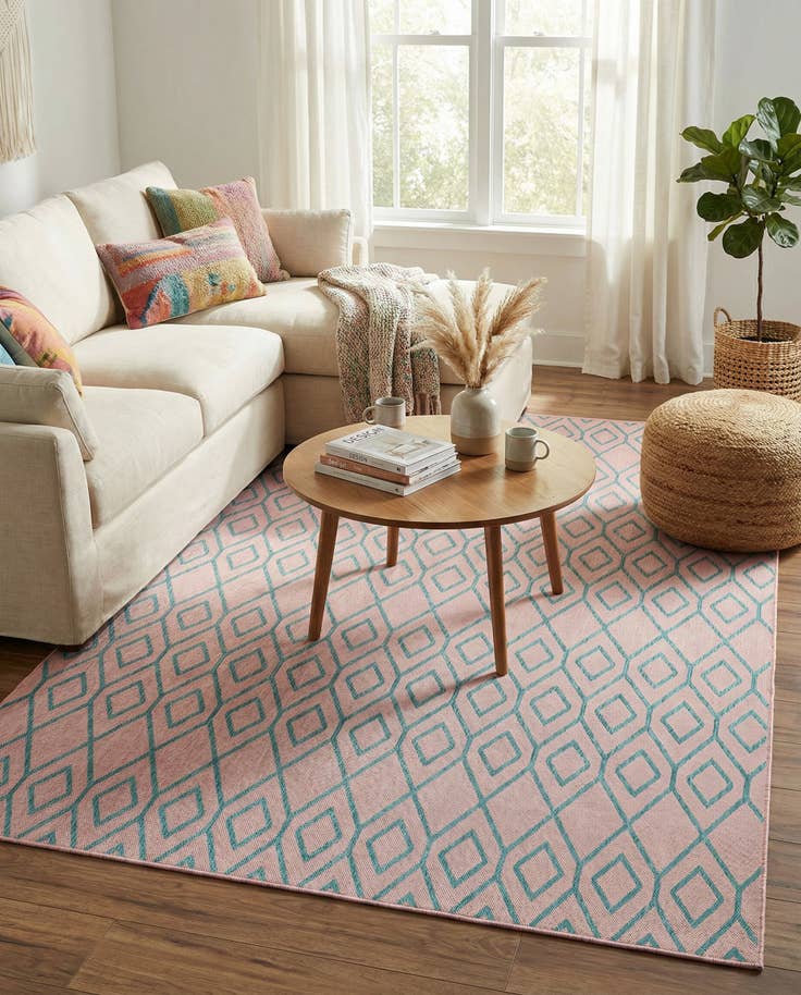 Detail image of 7' 10 x 10' Easy-Clean Jill Zarin Turks and Caicos Indoor / Outdoor Rug