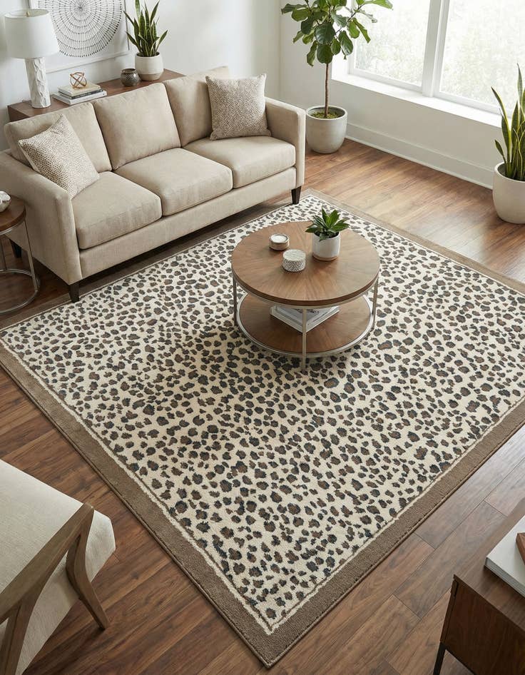 Detail image of 7' 10 x 7' 10 Safari Square Rug