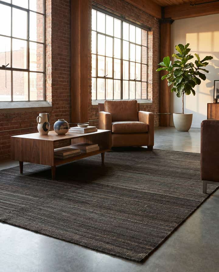 4' 11 x 6' 4 Hand Woven Kilim Modern Wool Rug