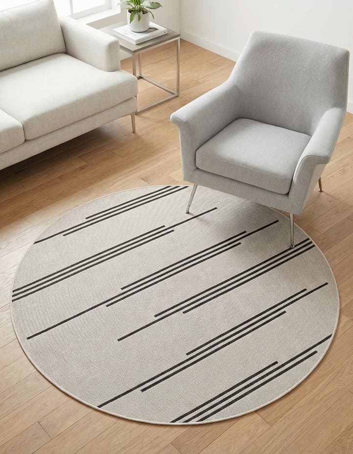 4' x 4' Easy-Clean Modern Indoor / Outdoor...