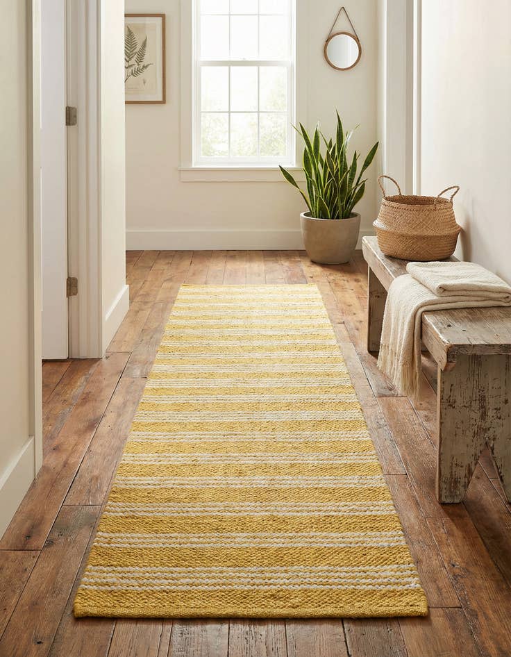 Detail image of 2' x 8'  Hand Woven Lariat Runner Rug