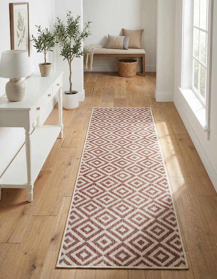 Detail image of 2' x 6' Washable Jill Zarin Costa Rica Indoor / Outdoor Runner Rug