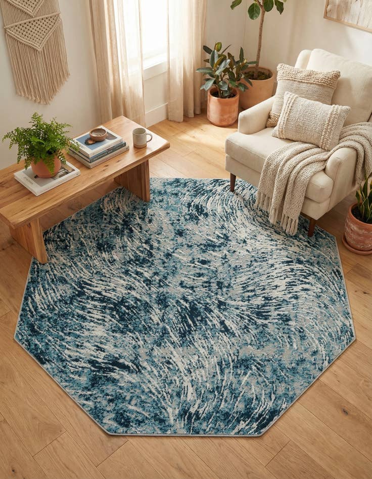 Detail image of 6' x 6' Oasis Octagon Rug