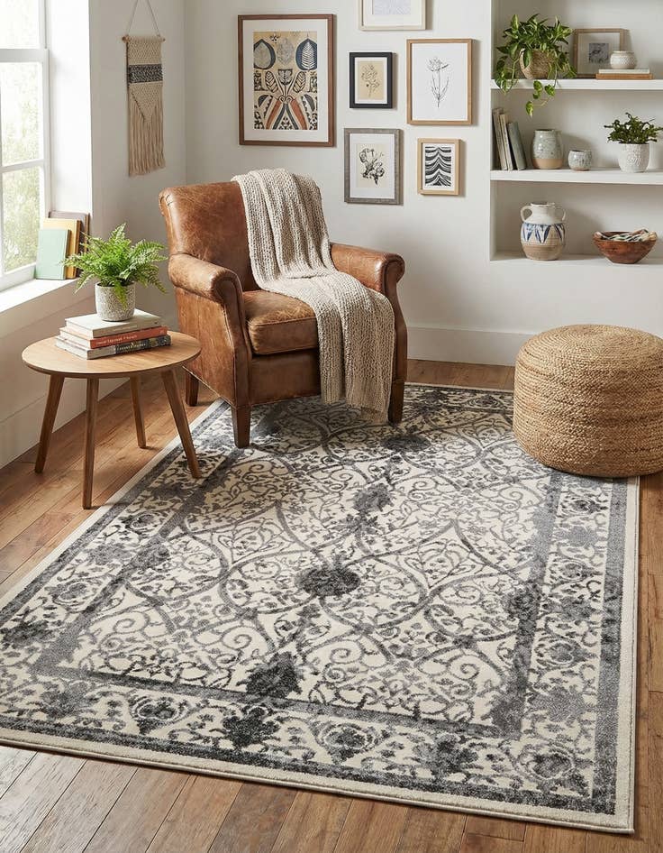 Detail image of 5' 3 x 8' Miranda Rug