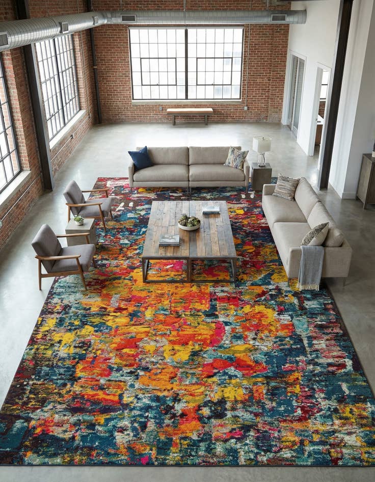 Detail image of 10' 6 x 16' 5 Washable Hyacinth Rug