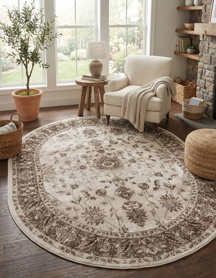 Detail image of 7' 10 x 10' Himalaya Oval Rug