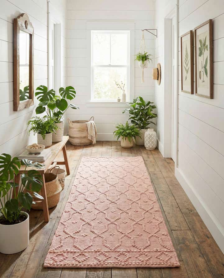 2' x 6' 1 Hand Woven Larsa Jute Runner Rug